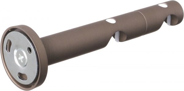 Тримач для карниза Gardinia Kira дворядний набірний d19 мм капучино 1 шт. 