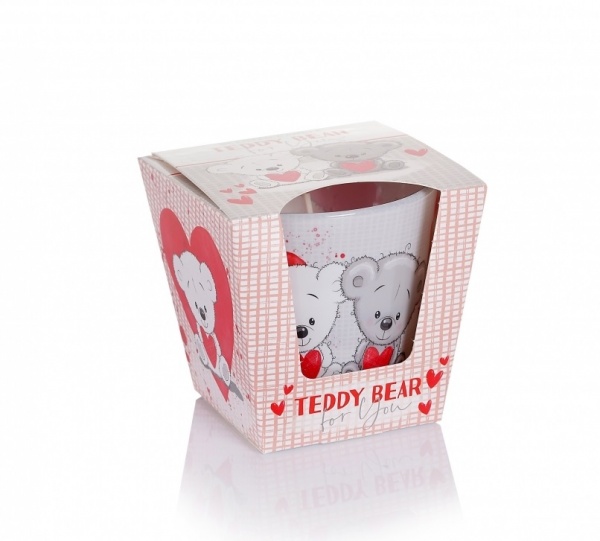 Свічка ароматична Ведмедик Тедді (скло 115 г) Bartek Candles