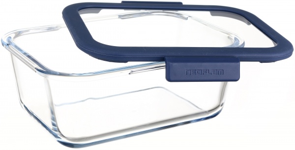 Контейнер для хранения Glace стеклянный 1200 мл Flamberg Premium