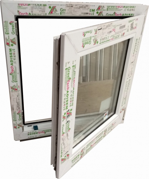 Вікно поворотно-відкидне GreenTech 60 800x1000 мм праве 