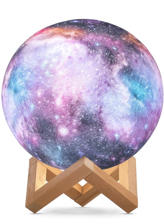 Ночник 3D Led Berger 0,5 Вт разноцветный 1039-NL-15 Galaxy 3D RGB