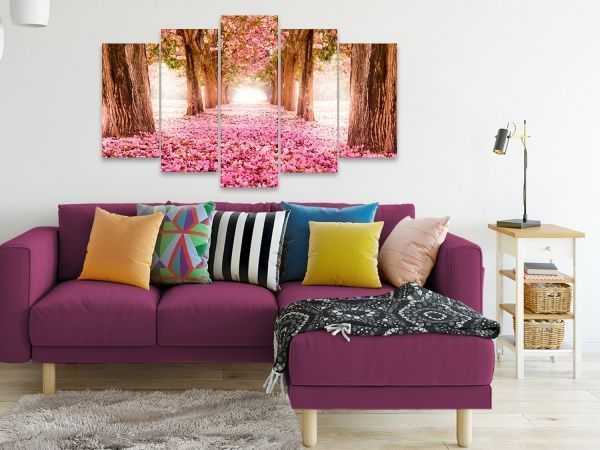 Картина 5 частей Сакура MK131 100x60 см 