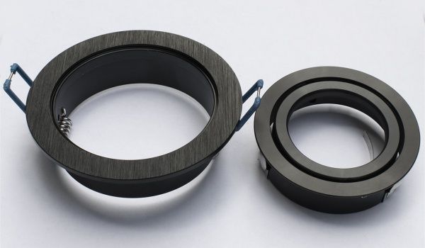 Светильник точечный Hopfen 50 Вт GU5.3 черный ALUM 1701 BK 