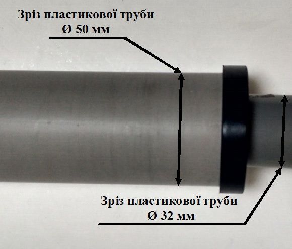 Редукція Water-Gum ущільнювальна гумова d46/32