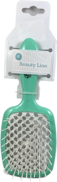Гребінець-щітка Beauty Line зелена