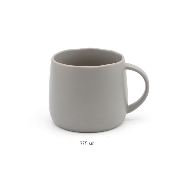 Чашка Совершенство 375 мл серая MVM
