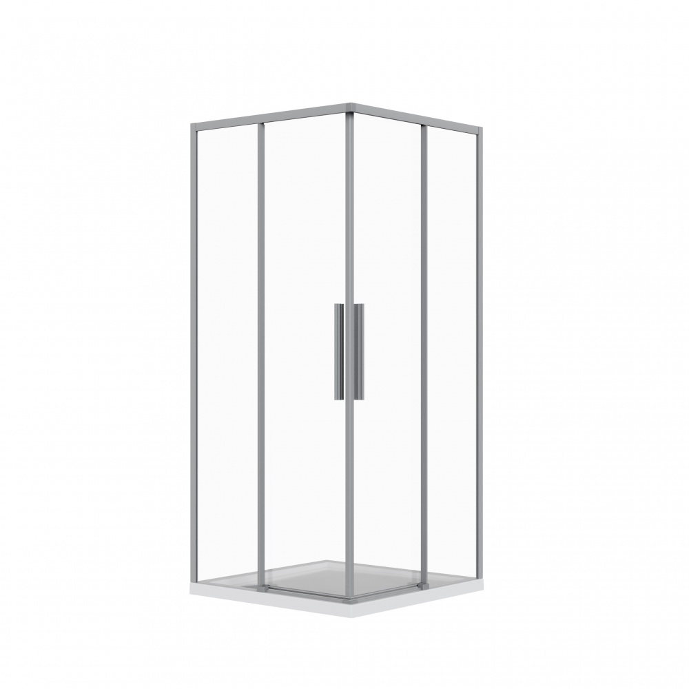 Душова кабіна Koller Pool Proxima 900х900х1950 мм, gun metal, скло 6 мм, clear