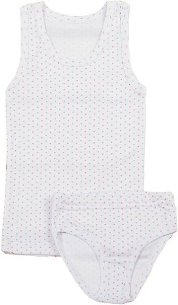 Комплект білизни для дівчаток Фламінго р.110 білий 215-1007 