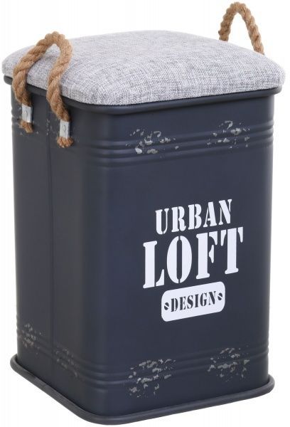 Сундук для хранения Loft 28х28х44,5 см серый 