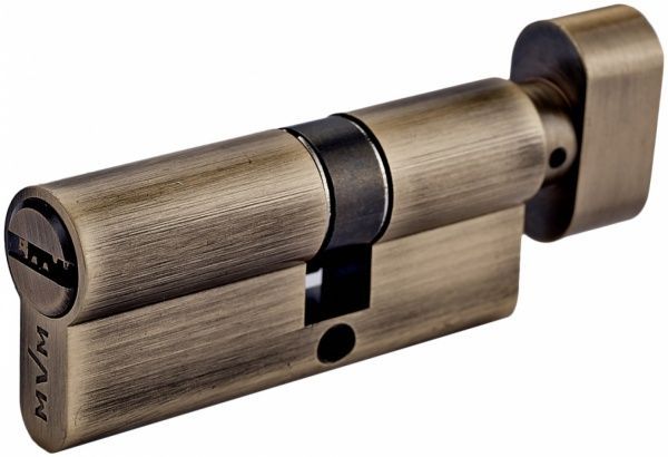 Цилиндр MVM Р6Р 40x30 ключ-вороток 70 мм старая бронза