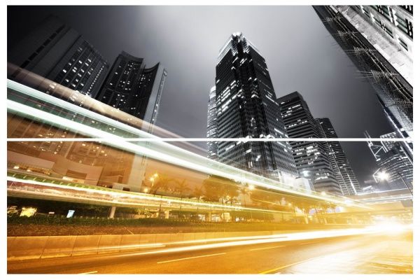 Картина модульная 2 части Город MK126 145x95 см 