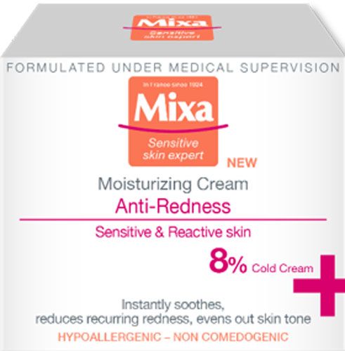 Крем для обличчя день-ніч Mixa проти почервоніння для чутливої шкіри 50 мл