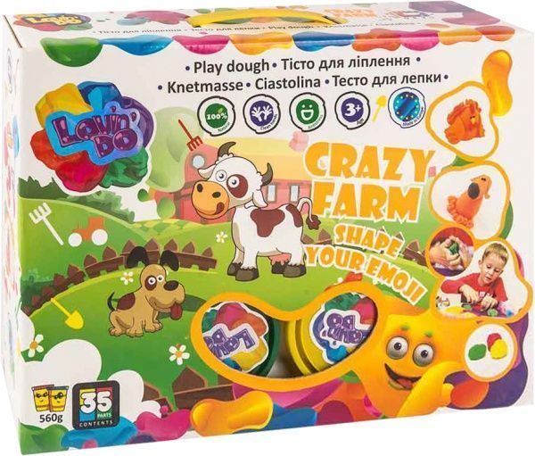 Ігровий набір OKTO Crazy Farm 560 г 11008