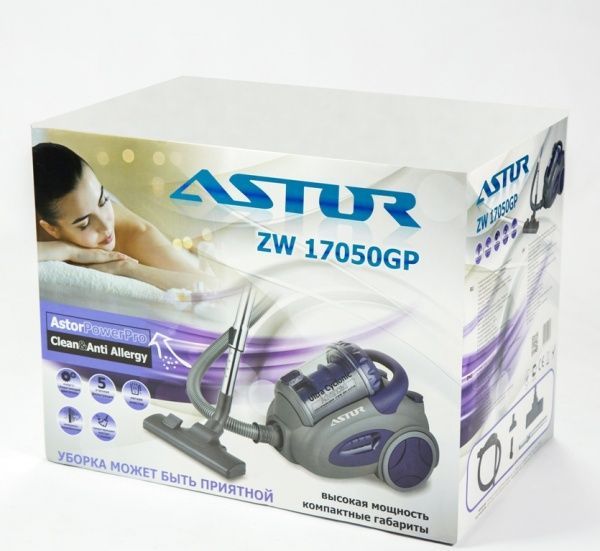 Пылесос Astor ZW-17050 Turbo 