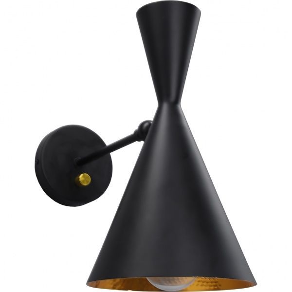 Бра Hopfen 1x40 Вт E27 черный CONE NK LOFT 