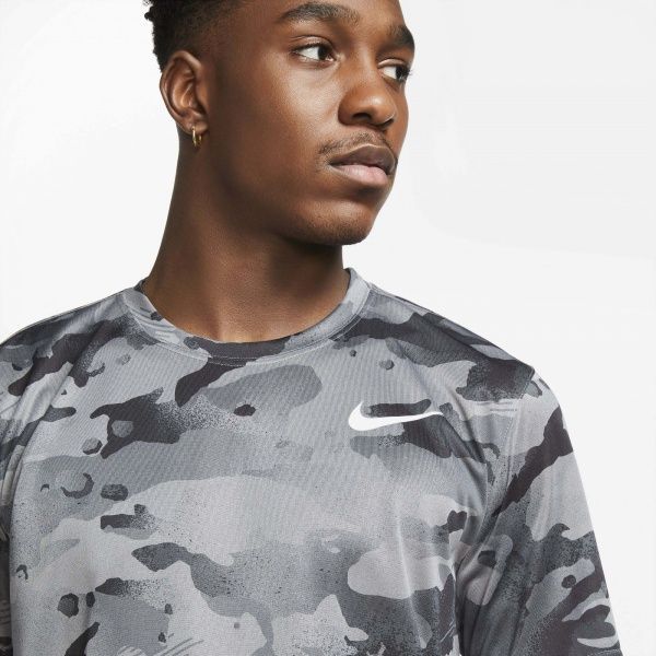 Футболка Nike M NK DRY TEE LEG CAMO AOP CU8477-084 XL сірий