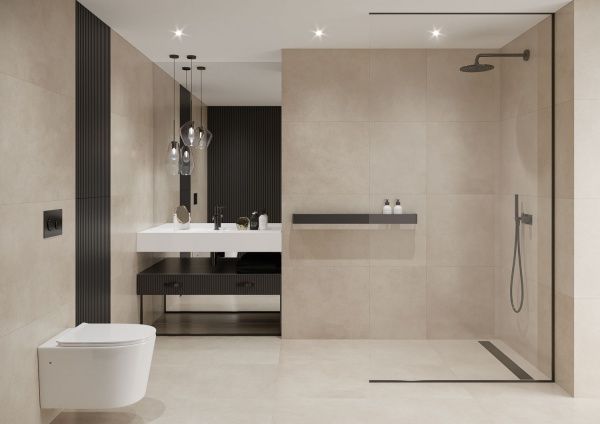 Плитка Ceramika Paradyz Magnetik Grys Bianco Szkl. Rekt. Mat. 59,8x119,8 