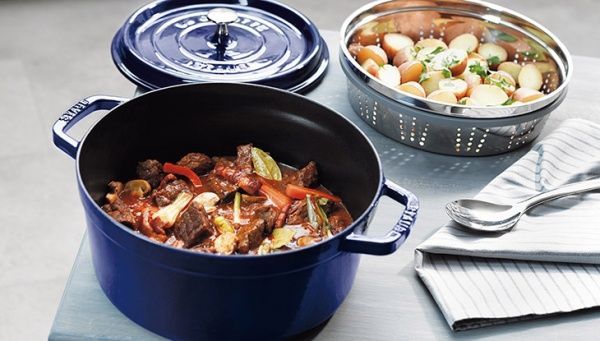 Кокотница 5 л синяя 40510-284-0 Staub