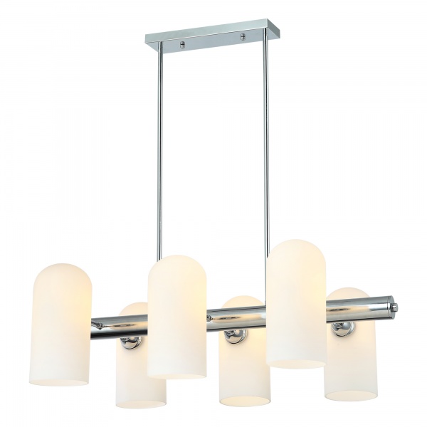 Люстра подвесная Vio Concept by LUCEA Espen 6x40 Вт Е27 хром 80407-04-L06-CR 