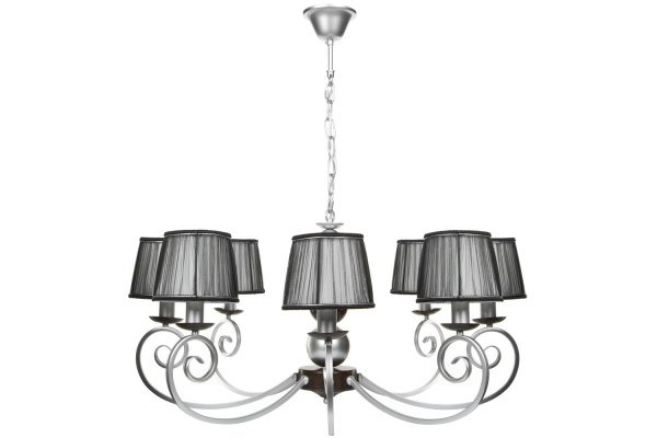 Люстра NNB 8x40 Вт E14 хром/черный 90996 