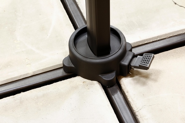 Зонт садовый UBC Group 3х3 м консольный 4755 бежевый