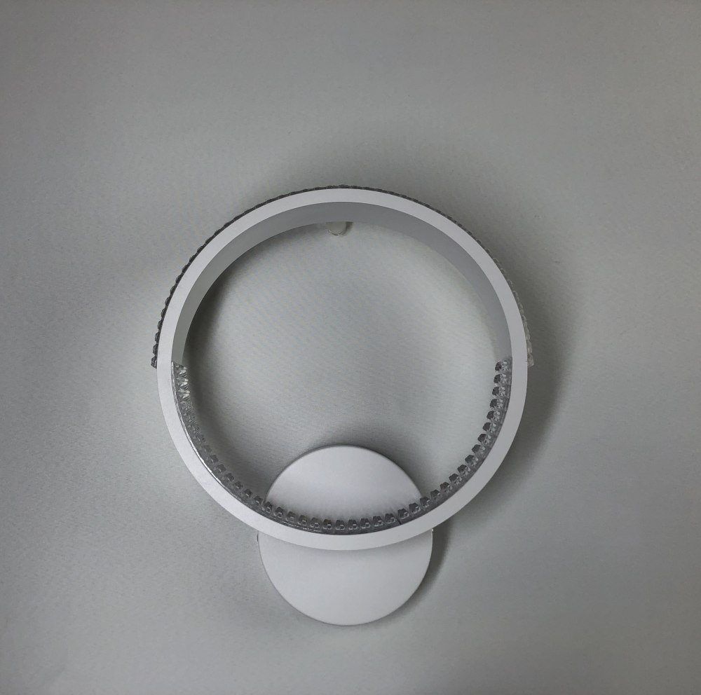 Бра Luminaria 1x17 Вт без цоколя белый AKRILIKA ROUND 17W 1R WHITE