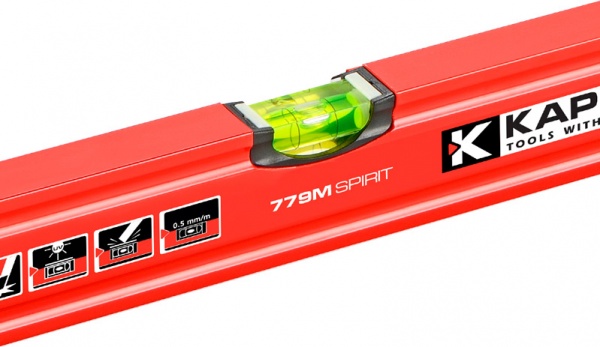Уровень 60 см Kapro Spirit с магнитом 779-40-60М