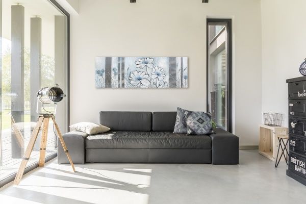 Картина Голубые цветы 50x150 см Юрис Проф Арт 