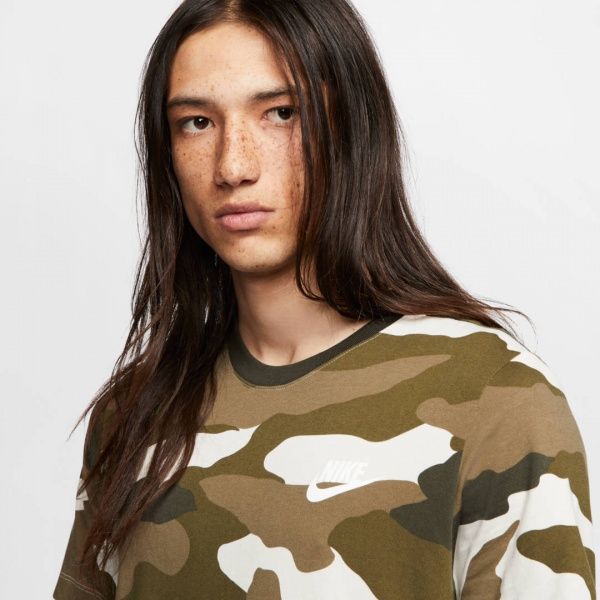 Футболка Nike M NSW CAMO AOP SS TEE CK3003-072 XL камуфляж