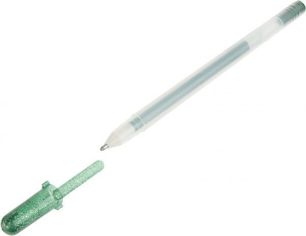 Ручка гелевая Sakura Metallic Зеленый хаки 