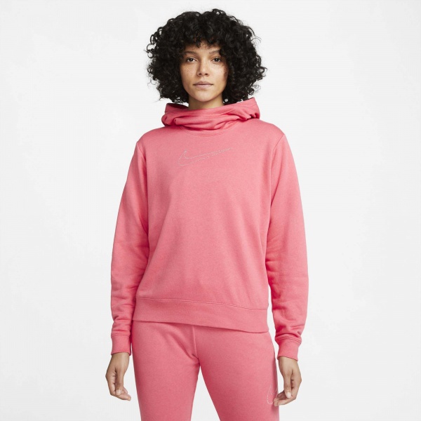 Джемпер Nike W NSW FLC GX FNL HOODIE FTRA DD5836-622 р. L рожевий