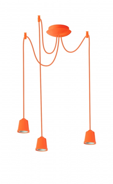 Підвіс ERKA 323 3x60 Вт E27 помаранчевий 323008 