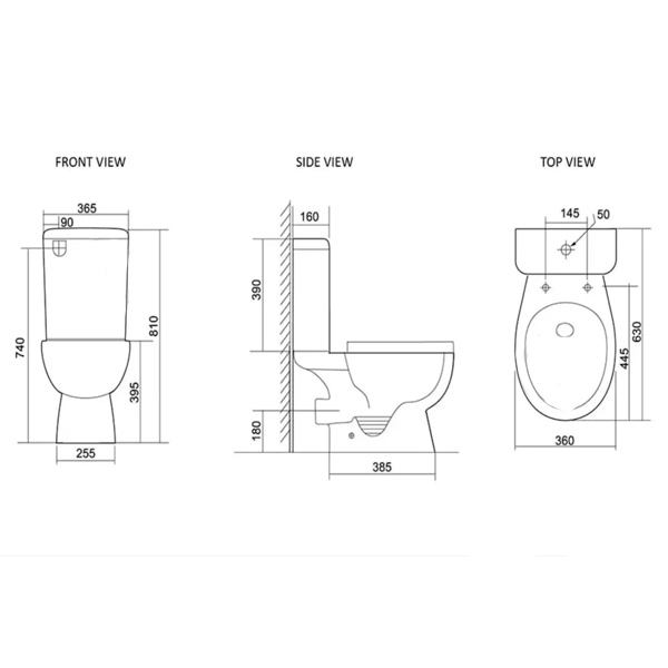 Унитаз-компакт Water House Modus rimless, сид. duroplast soft-close 6009C