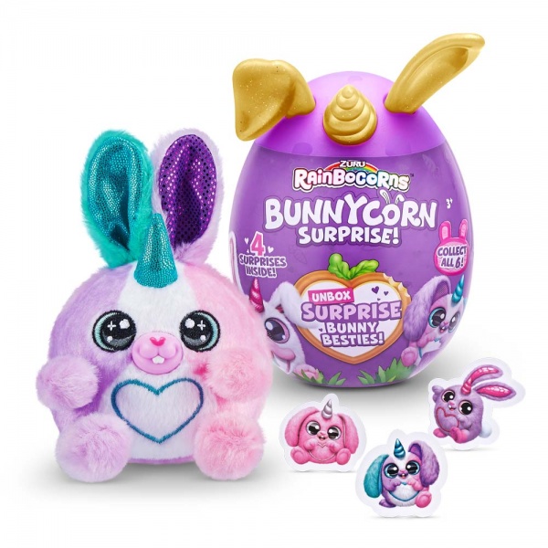 Игрушка-сюрприз Rainbocorn мягкая Bunnycorn Surprise (9260E) 15 см 9260E
