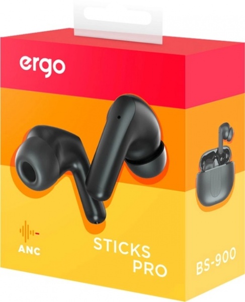Навушники Ergo BS-900 Sticks Pro black (BS-900K) 