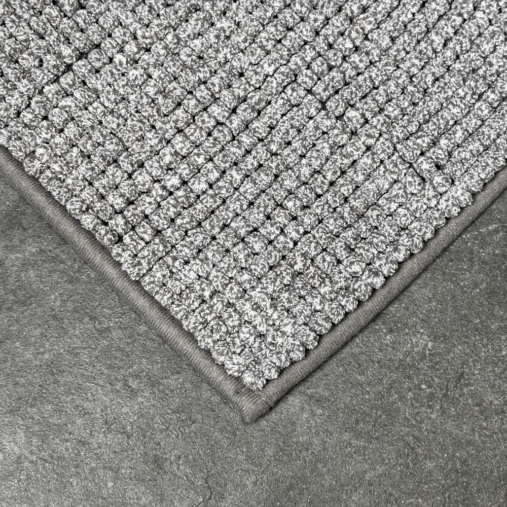 Набор ковриков Dariana Standard Plus 60x50+60x100 с вырезом серый