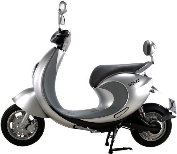 Электроскутер Rover Ampere 04 Silver 346589 + тент для мотоцикла AUTOASSISTANCE L
