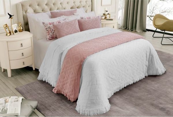 Покривало Canabas 230x270 см La Nuit білий 