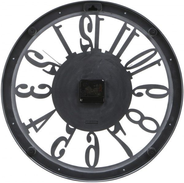 Часы настенные Skeleton белые 40,7х4,6 см