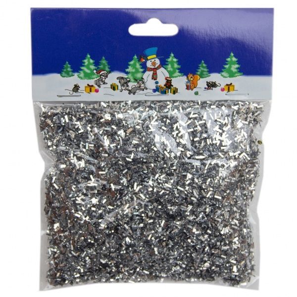 Декорация новогодняя Конфетти-метафан, V-образный, серебристый 30 г 200916 
