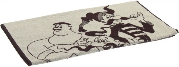 Полотенце махровое Казаки 67x150 см La Nuit коричневый с бежевым 