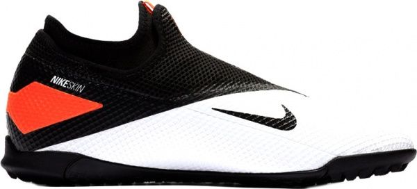 Бутсы Nike PHANTOM VSN 2 ACADEMY DF TF CD4172-106 р. 8,5 бело-черный