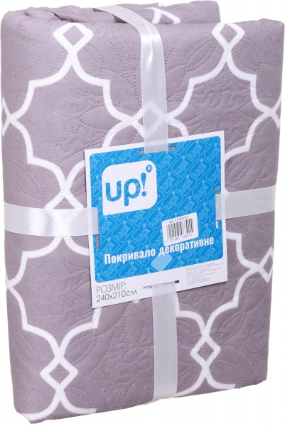 Покрывало Узор 240x210 см UP! (Underprice) фиолетовый 