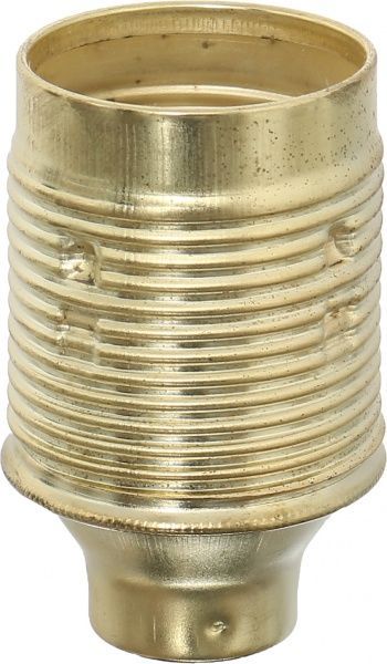 Патрон электрический Electraline E27 металл золотой 71139