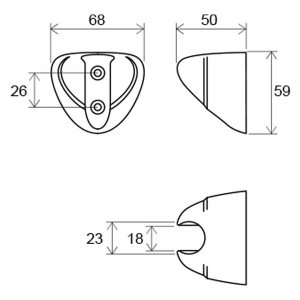 Держатель лейки Ravak 610.00 X07P010