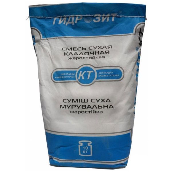 Смесь огнеупорная Гидрозит КТ 10 кг