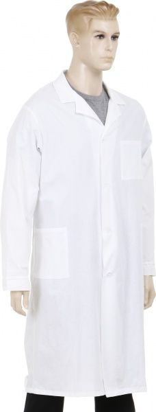 Халат рабочий Торнадо Бязь муж. р. 44-46 белый