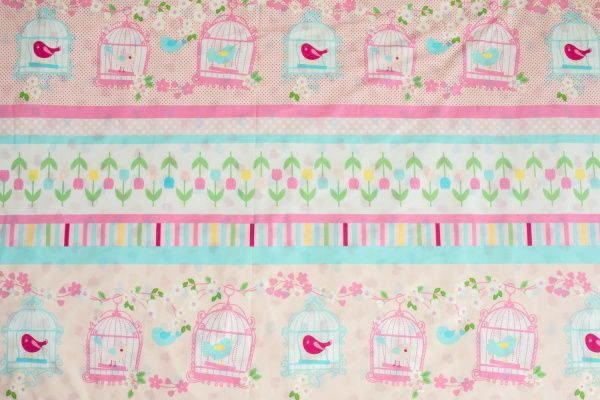 Комплект постільної білизни Пташка євро рожевий із малюнком Rigel 