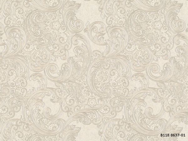 Обои виниловые горячего тиснения Славянские обои Le Grand platinum Атлант 8637-01 1,06x10,05 м 