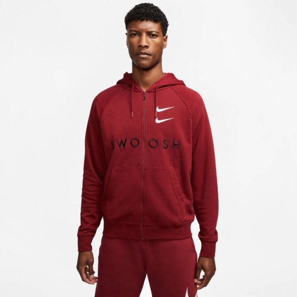 Джемпер Nike M NSW SWOOSH HOODIE FZ FT CW7400-677 р. XL червоний